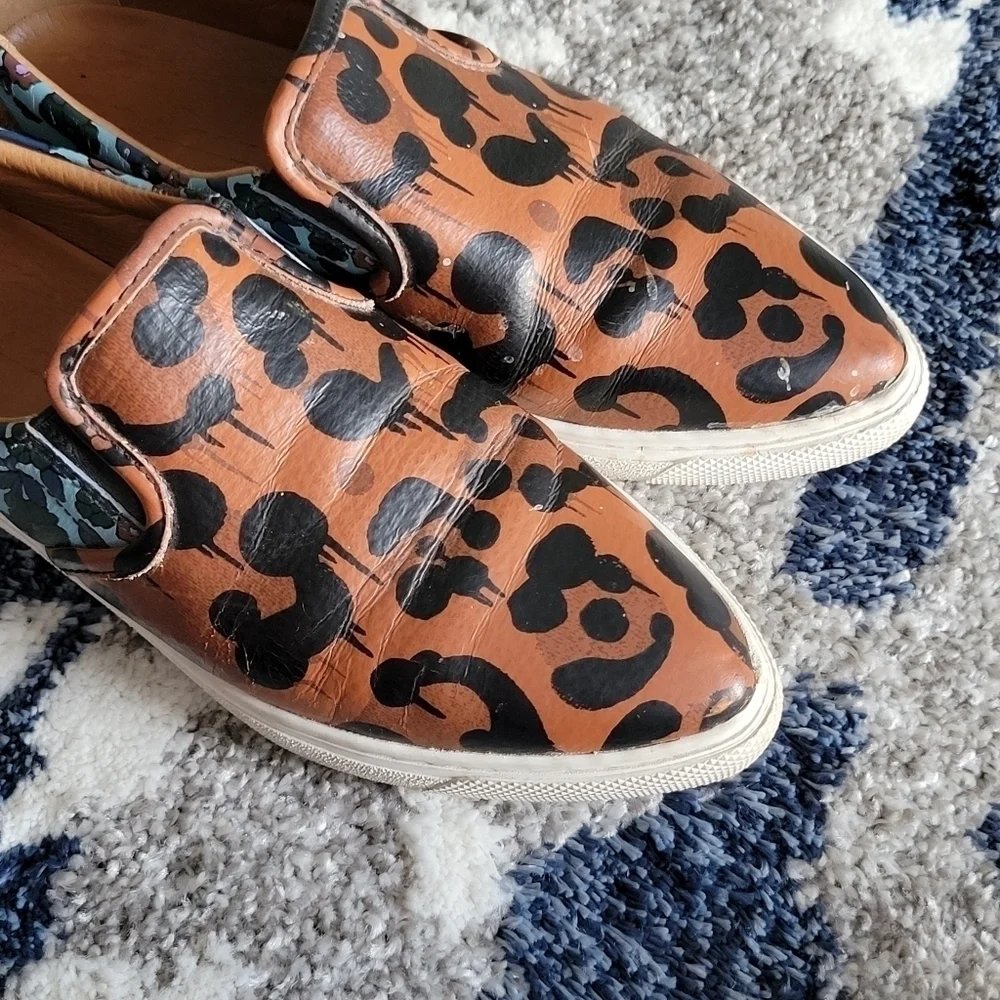 Coach wildbeast napa slip on sneakers brown/mist